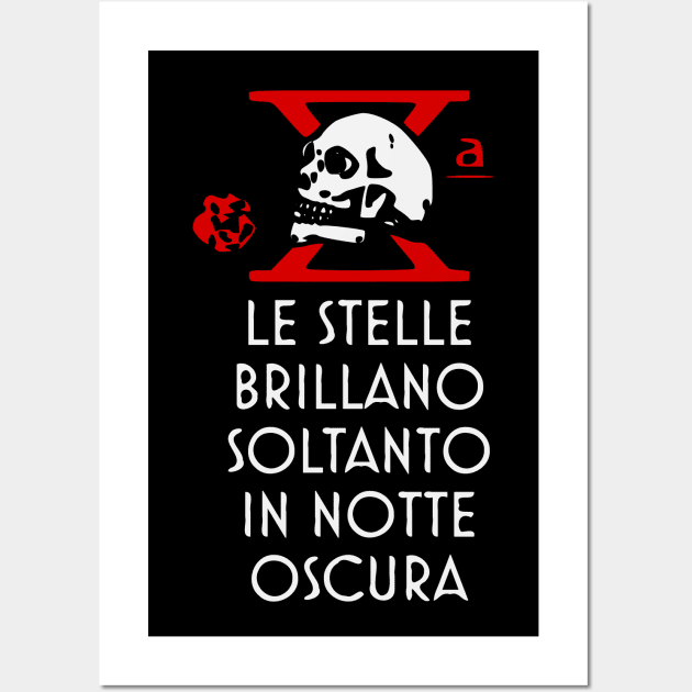 Decima Flottiglia slogan Wall Art by bumblethebee